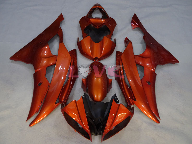 Factory Style - Orange Black Fairings and Bodywork For 2008-2016 YZF-R6 #LF3420