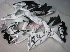 Corona - White Black Fairings and Bodywork For 2008-2010 GSX-R600 #LF6246