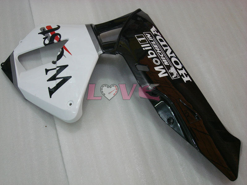 West - White Black Fairings and Bodywork For 2003-2004 CBR600RR #LF5362