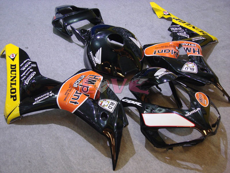 HM Plant - Yellow Black Fairings and Bodywork For 2006-2007 CBR1000RR #LF7218