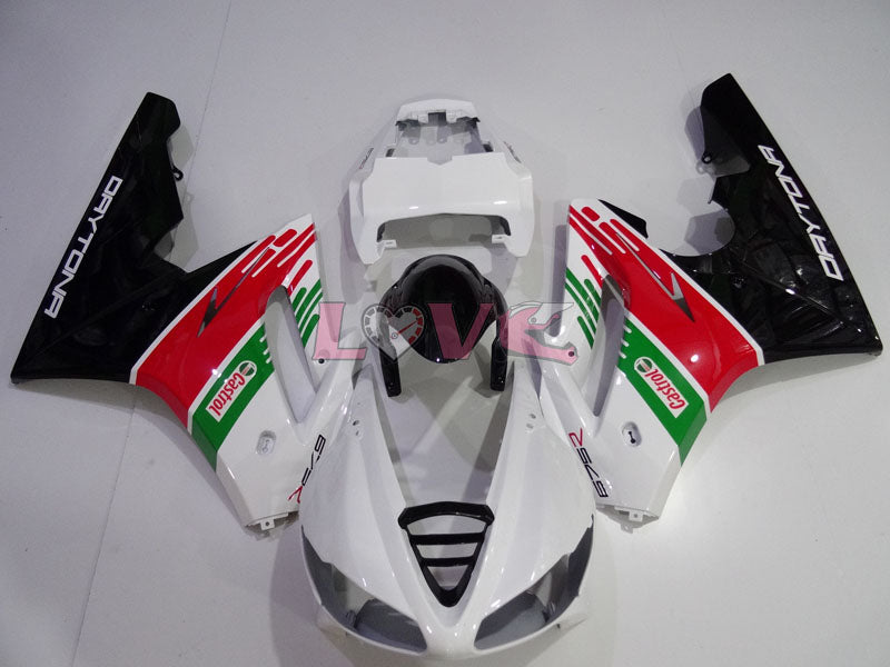 Castrol - White Black Fairings and Bodywork For 2009-2012 Daytona 675 #LF3049