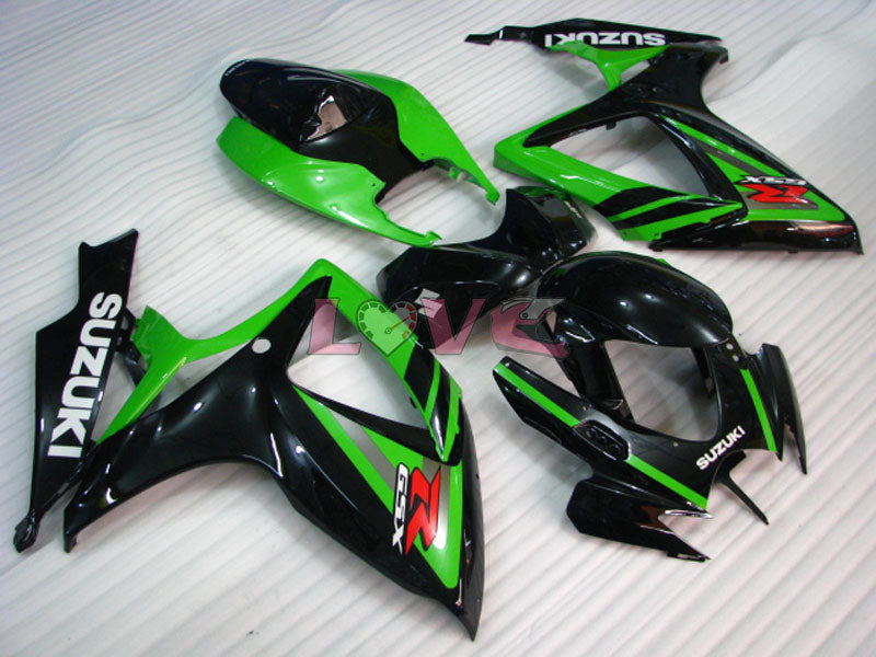Factory Style - Green Black Fairings and Bodywork For 2006-2007 GSX-R750 #LF6489