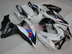 Factory Style - White Black Fairings and Bodywork For 2008-2010 GSX-R600 #LF3952