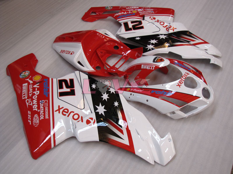 Xerox - Red White Black Fairings and Bodywork For 2003-2004 999 #LF3220