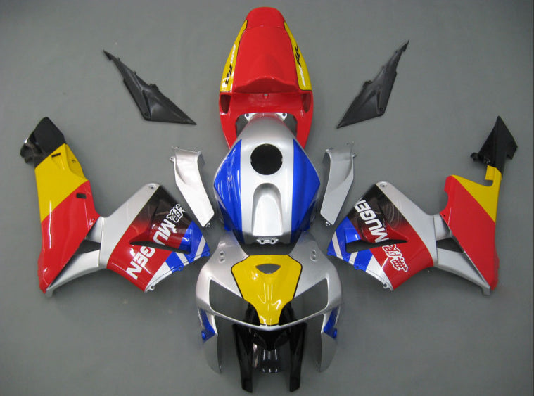 Mugen - Red Silver Fairings and Bodywork For 2005-2006 CBR600RR #LF7552