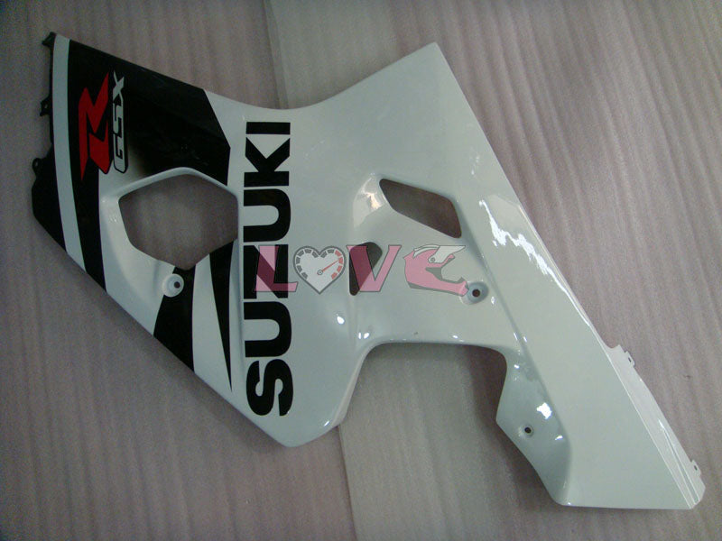 Factory Style - White Black Fairings and Bodywork For 2004-2005 GSX-R600 #LF6465