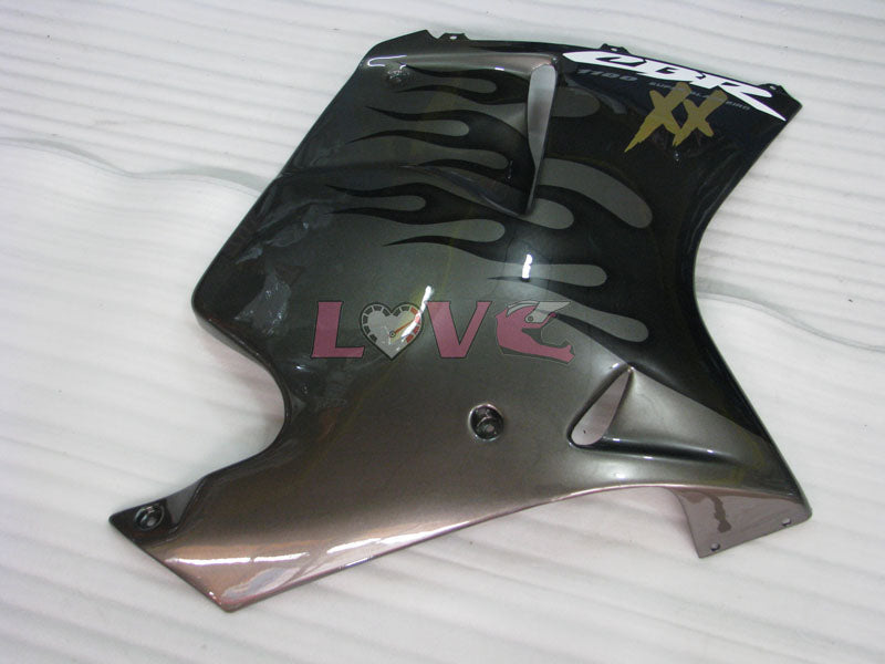 Flame - Black Grey Fairings and Bodywork For 1996-2007 CBR1100XX #LF5136