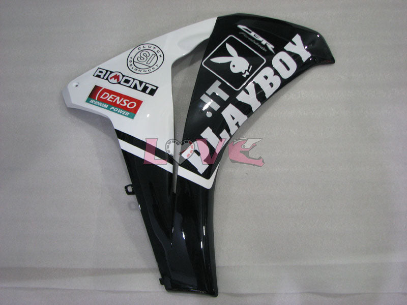 PlayBoy - White Black Fairings and Bodywork For 2008-2011 CBR1000RR #LF4325