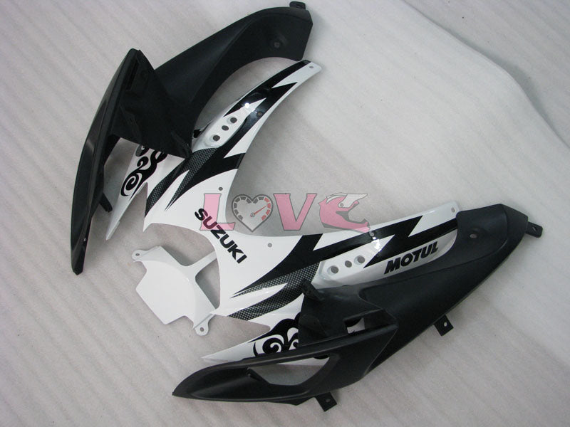Corona - White Black Fairings and Bodywork For 2006-2007 GSX-R750 #LF6564