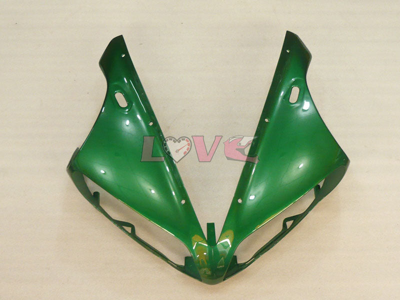 Factory Style - Green Silver Fairings and Bodywork For 2004-2006 YZF-R1 #LF6989