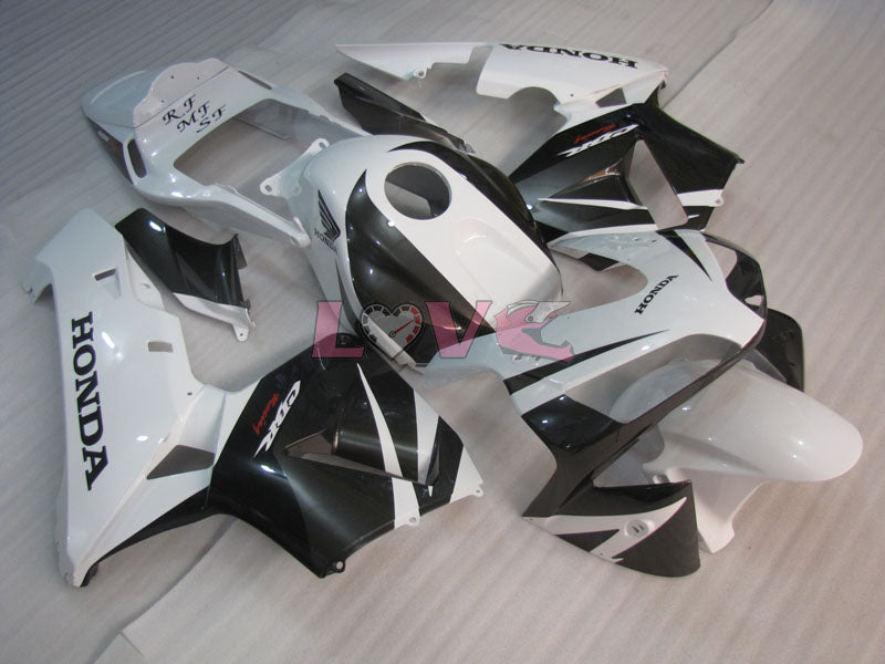 Factory Style - White Black Fairings and Bodywork For 2005-2006 CBR600RR #LF4440