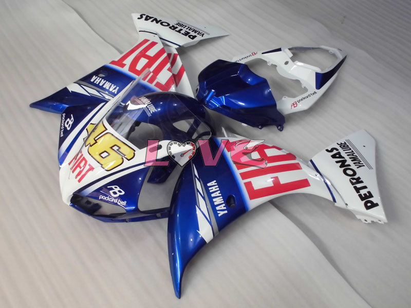 FIAT - Blue White Fairings and Bodywork For 2009-2011 YZF-R1 #LF3648