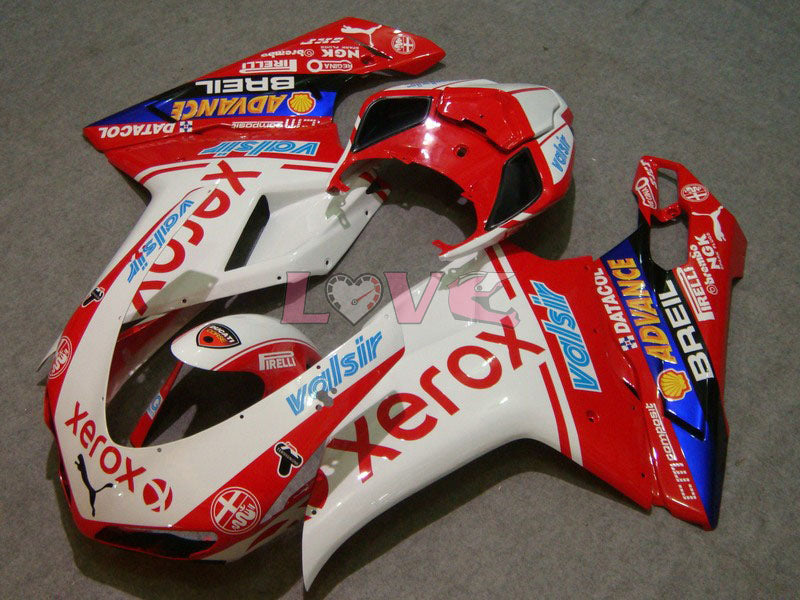 Xerox - Red White Fairings and Bodywork For 2008-2013 848 #LF5626