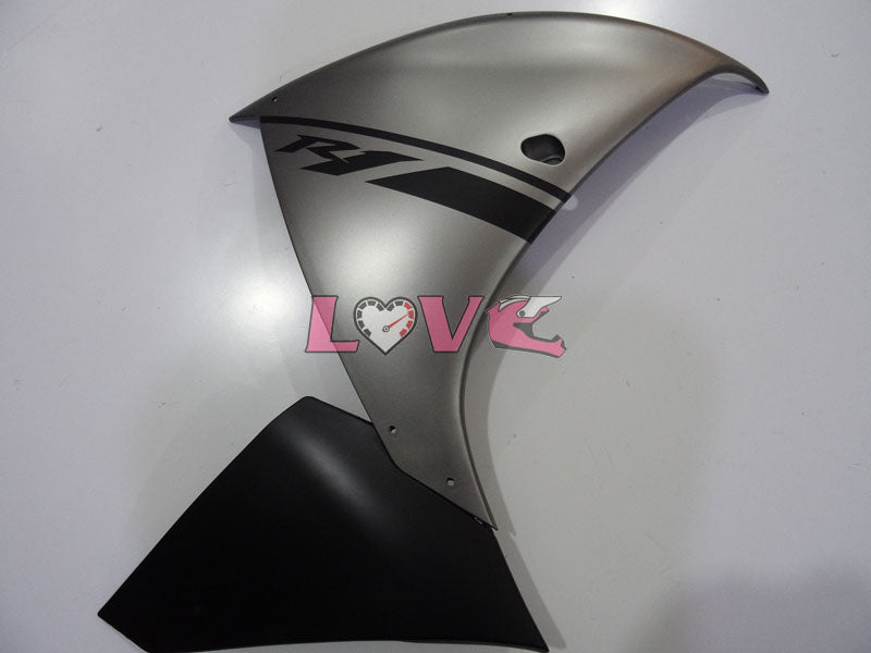 Factory Style - Black Grey Matte Fairings and Bodywork For 2012-2014 YZF-R1 #LF3629