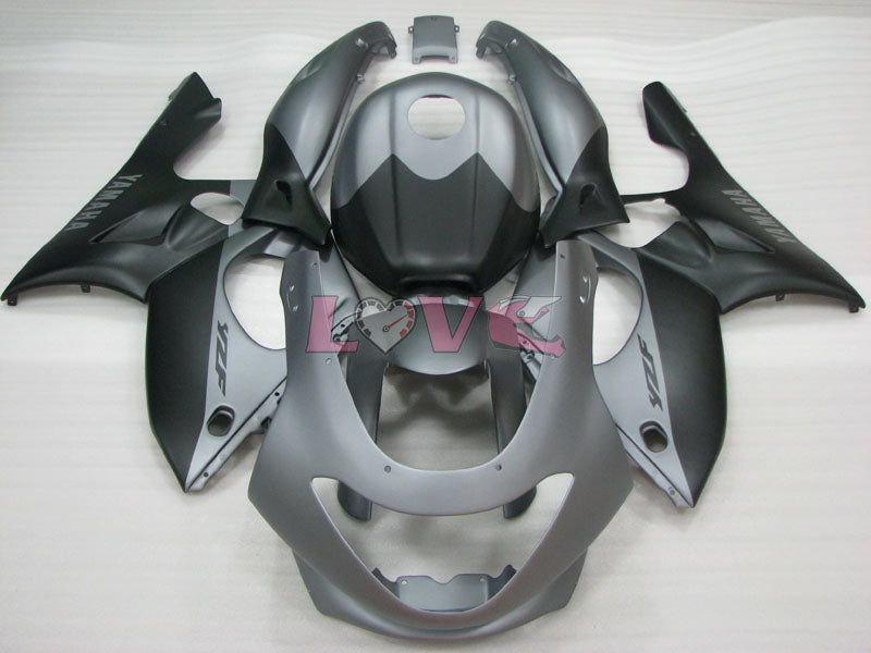 Factory Style - Black Grey Fairings and Bodywork For 1997-2007 YZF600R #LF7924