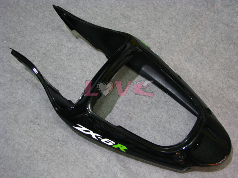 Flame - Green Black Fairings and Bodywork For 2000-2002 NINJA ZX-6R #LF3334