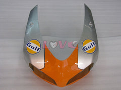 Gulf - Orange Silver Fairings and Bodywork For 2007-2009 1098 #LF3135