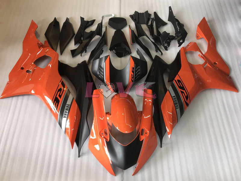 Factory Style - Orange Black Fairings and Bodywork For 2017-2022 YZF-R6 #LF7792