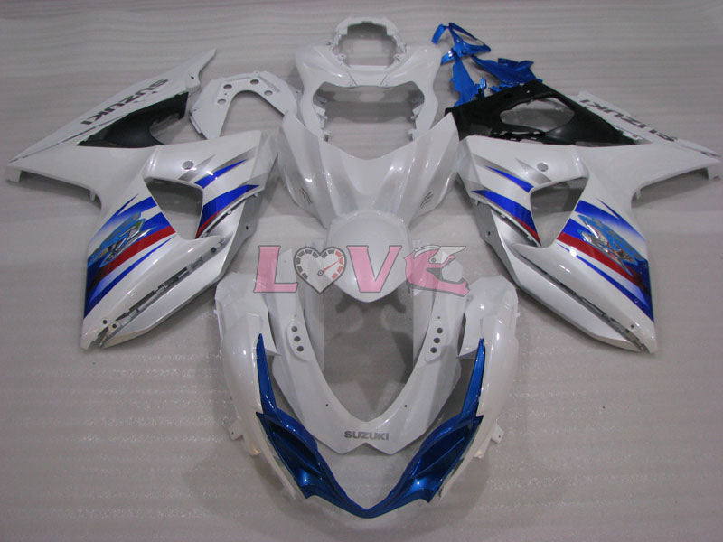 Factory Style - Blue White Black Fairings and Bodywork For 2009-2016 GSX-R1000 #LF3794