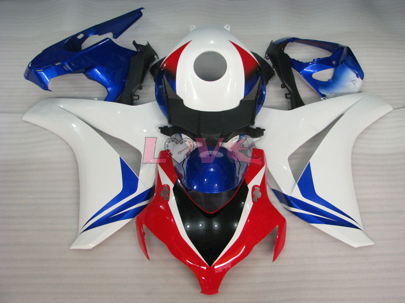 No sticker / decal Factory Style - Red Blue White Fairings and Bodywork For 2008-2011 CBR1000RR #LF4349