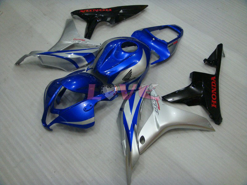 Factory Style - Blue Black Fairings and Bodywork For 2007-2008 CBR600RR #LF7438