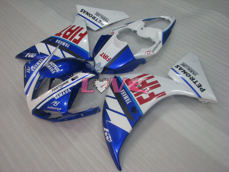 FIAT MOTUL - Blue White Fairings and Bodywork For 2009-2011 YZF-R1 #LF6944