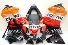 Repsol - Orange Black Fairings and Bodywork For 2002-2013 VFR800 #LF5106