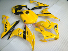 DUNLOP - Yellow Black Fairings and Bodywork For 2004-2006 YZF-R1 #LF7012