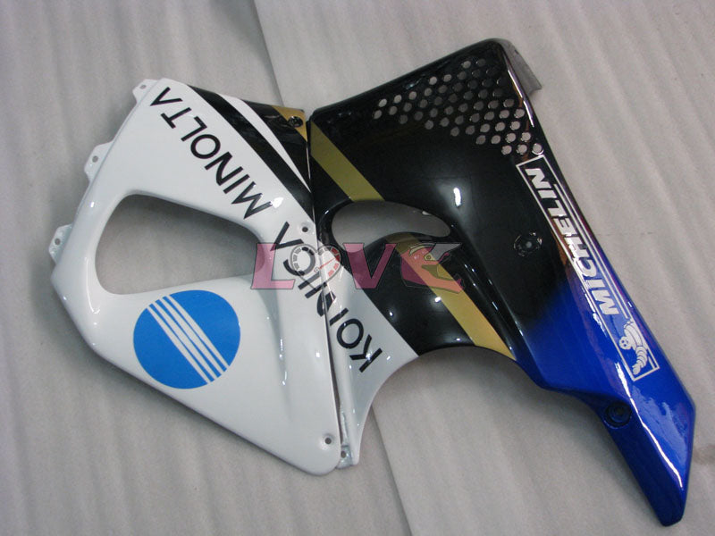 Konica Minolta - Blue White Black Fairings and Bodywork For 1994-1995 CBR900RR #LF3019
