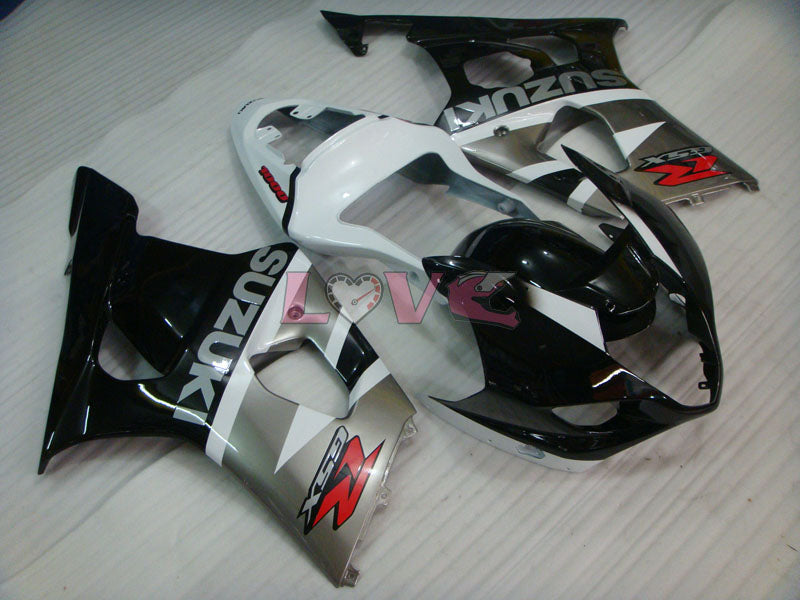 Factory Style - White Black Fairings and Bodywork For 2003-2004 GSX-R1000 #LF5982