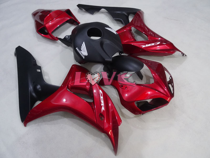 Factory Style - Red wine Black Fairings and Bodywork For 2006-2007 CBR1000RR #LF4377