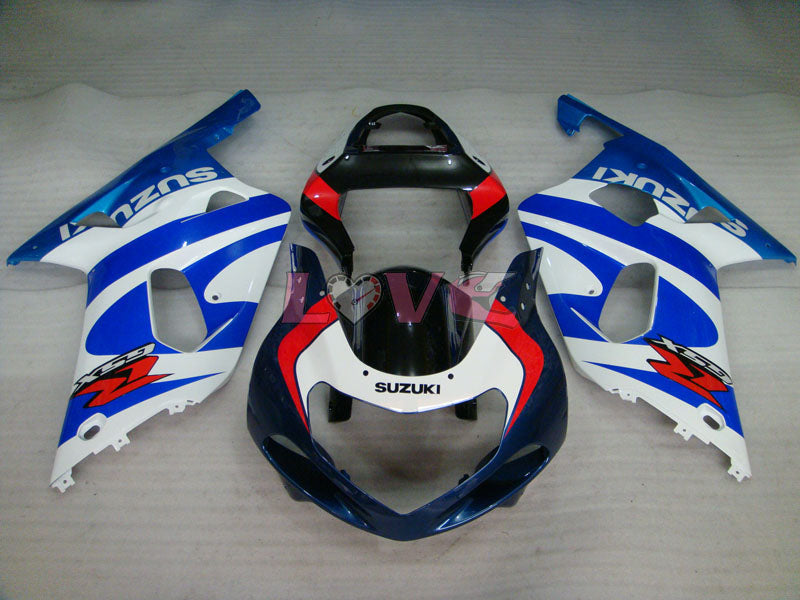 Factory Style - Blue White Fairings and Bodywork For 2000-2003 GSX-R750 #LF4235