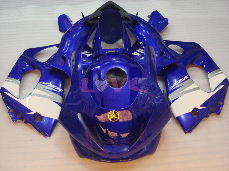 Factory Style - Blue White Fairings and Bodywork For 1997-2007 YZF600R #LF7957
