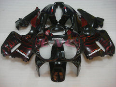 Flame - Red Black Fairings and Bodywork For 1992-1993 CBR900RR #LF3033