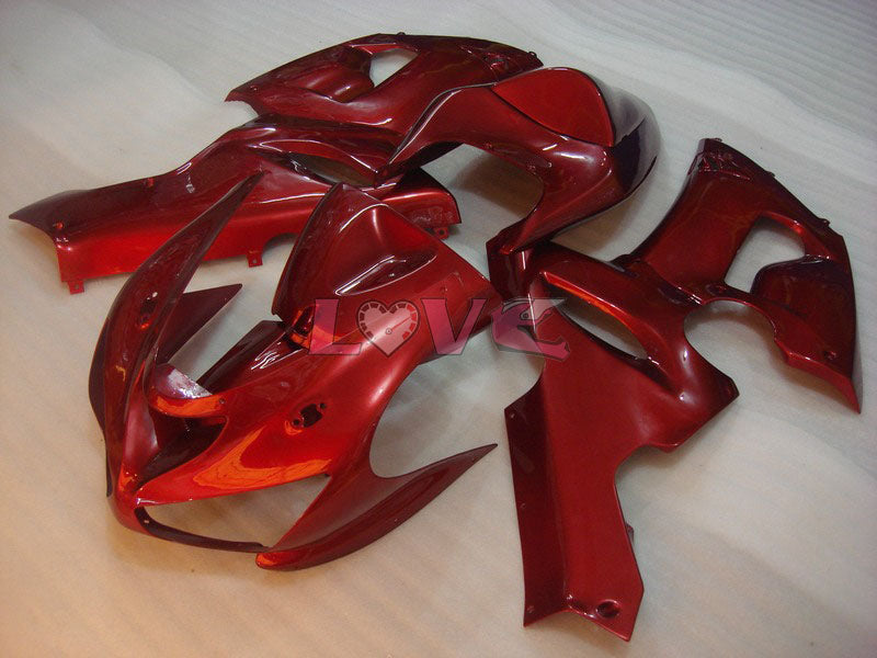 Factory Style - Red Fairings and Bodywork For 2005-2006 NINJA ZX-6R #LF6036