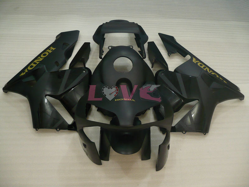 Factory Style - Black Matte Fairings and Bodywork For 2003-2004 CBR600RR #LF7589