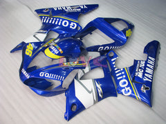 GO!!!!!!! MOTUL - Blue White Fairings and Bodywork For 2000-2001 YZF-R1 #LF3616