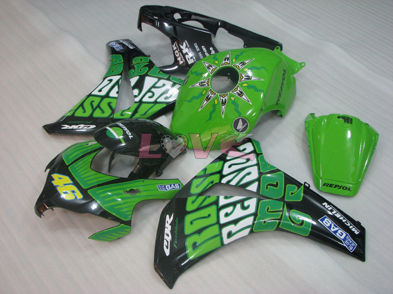 Rossi - Green Fairings and Bodywork For 2008-2011 CBR1000RR #LF4342