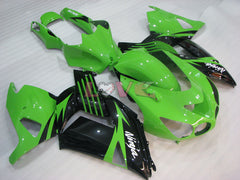 Customize - Green Black Fairings and Bodywork For 2006-2011 NINJA ZX-14R #LF3230