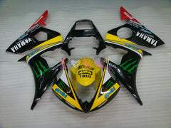 Monster - Yellow Black Fairings and Bodywork For 2005 YZF-R6 #LF3512
