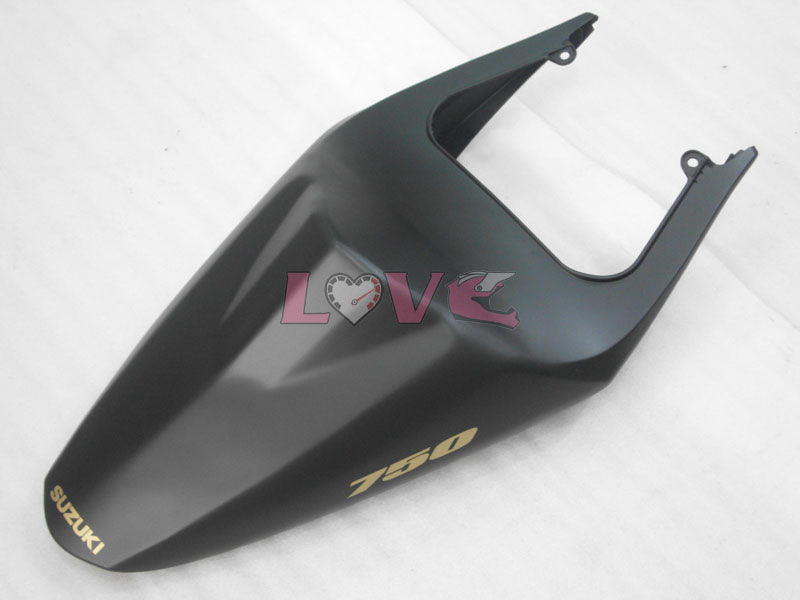 Factory Style - Black Gold Matte Fairings and Bodywork For 2004-2005 GSX-R750 #LF4063