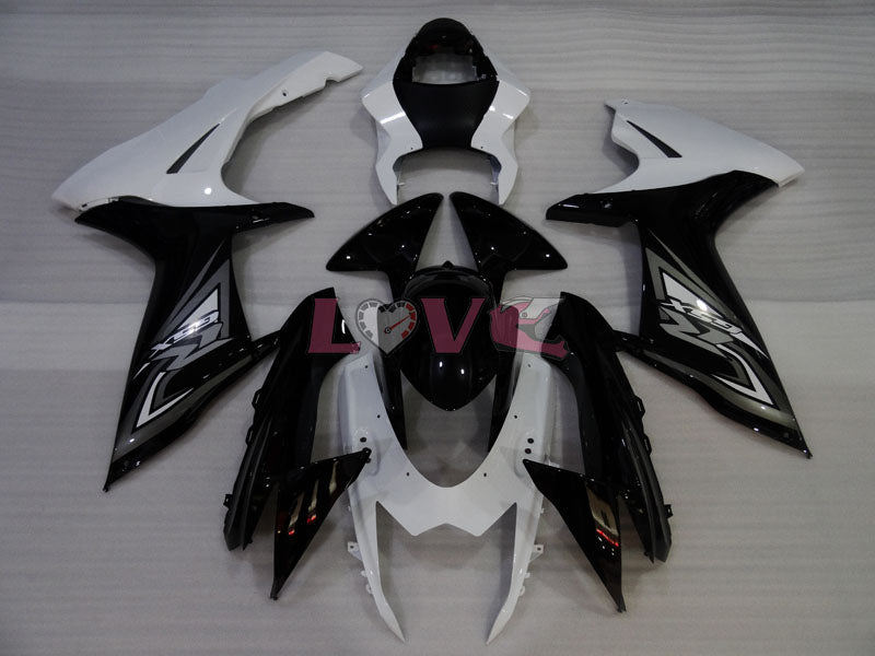 Factory Style - White Black Fairings and Bodywork For 2011-2026 GSX-R600 #LF3883
