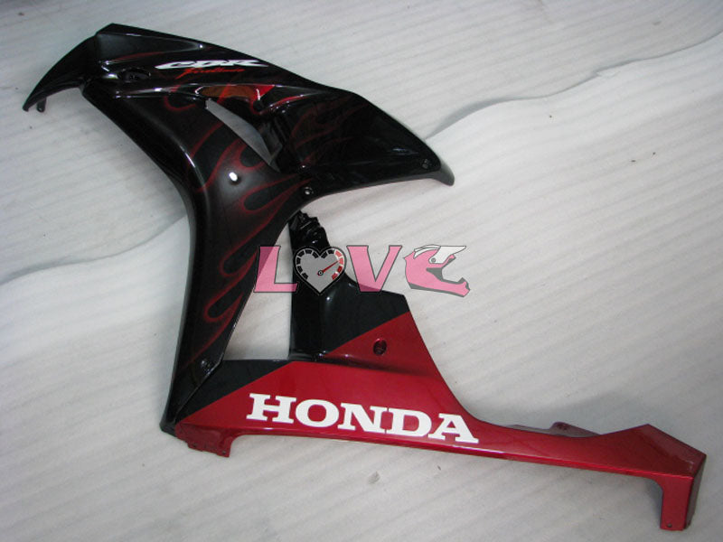 Flame - Red Black Fairings and Bodywork For 2006-2007 CBR1000RR #LF7235