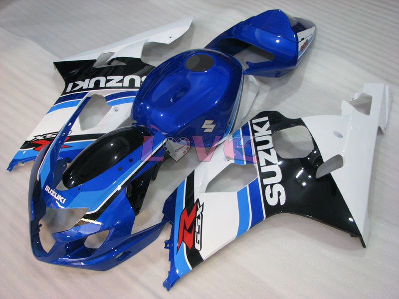 Factory Style - Blue White Fairings and Bodywork For 2004-2005 GSX-R600 #LF4109