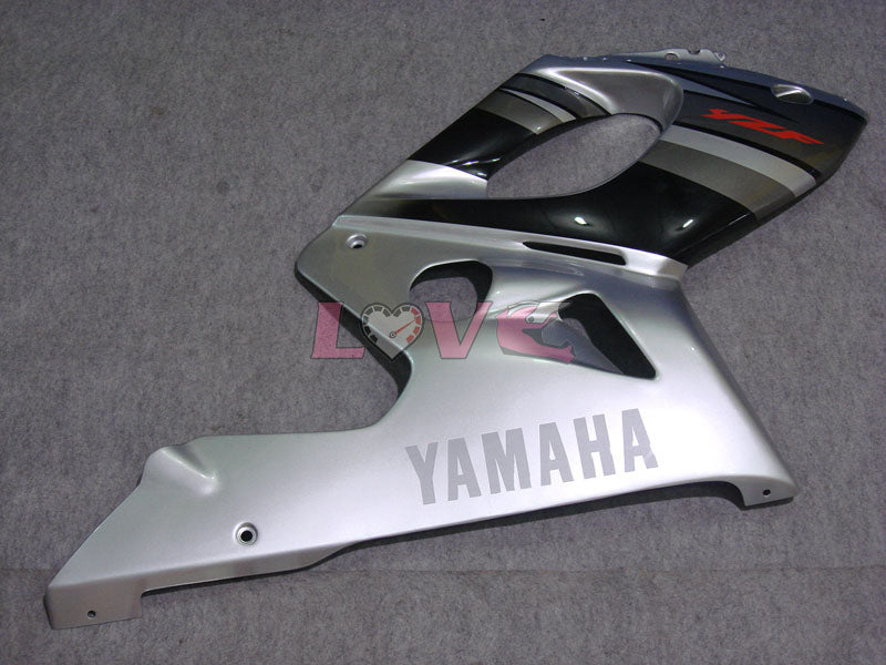 Factory Style - Black Silver Fairings and Bodywork For 1997-2007 YZF600R #LF7927