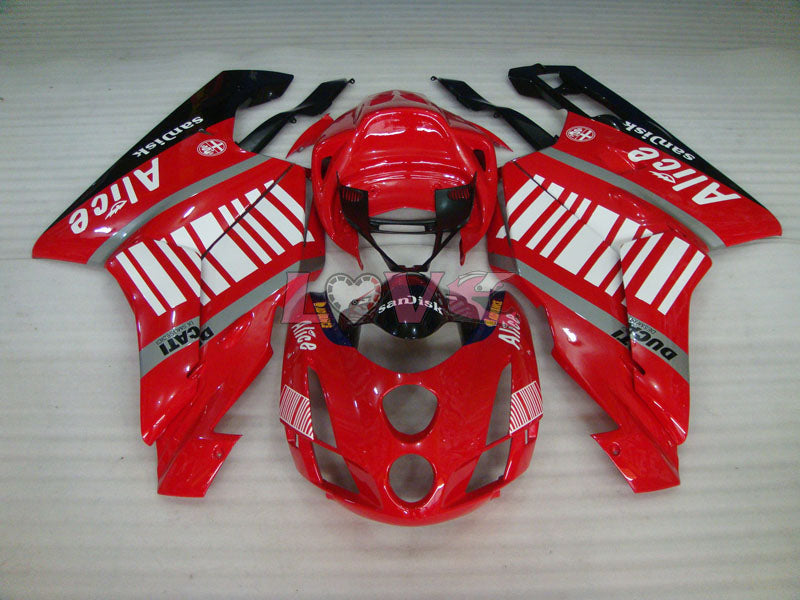 Alice - Red Black Fairings and Bodywork For 2003-2004 999 #LF5519