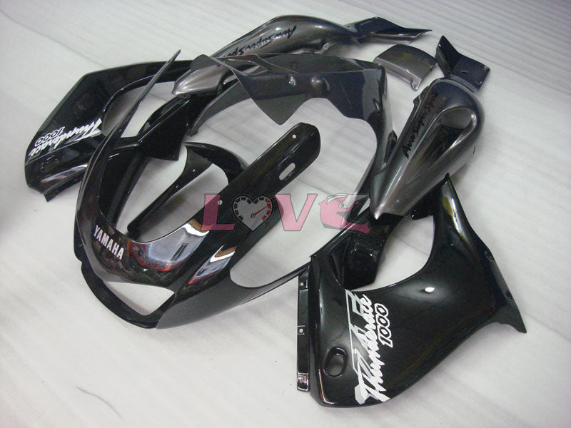 Factory Style - Black Grey Fairings and Bodywork For 1997-2007 YZF1000R #LF7905