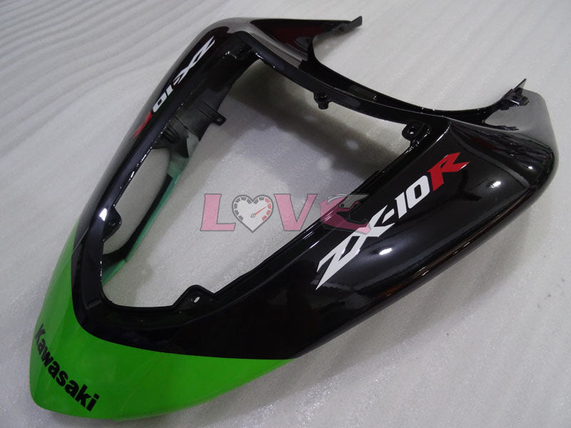 Monster - Green Black Fairings and Bodywork For 2006-2007 NINJA ZX-10R #LF3260