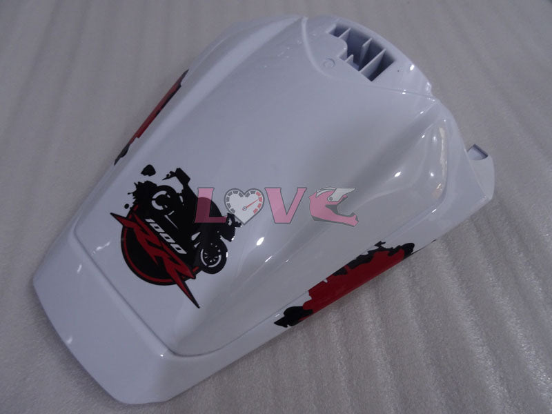 Customize - White Black Fairings and Bodywork For 2008-2011 CBR1000RR #LF4334