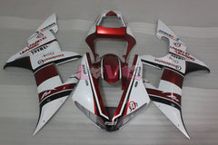 Customize - Red White Black Fairings and Bodywork For 2002-2003 YZF-R1 #LF3598